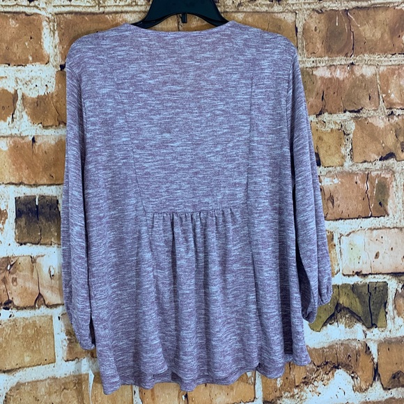 SOLD!!Style&Co Pleated Tassel Tie Top - Picture 5 of 8